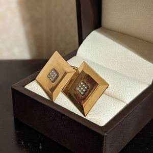 Art Deco Gold Earrings